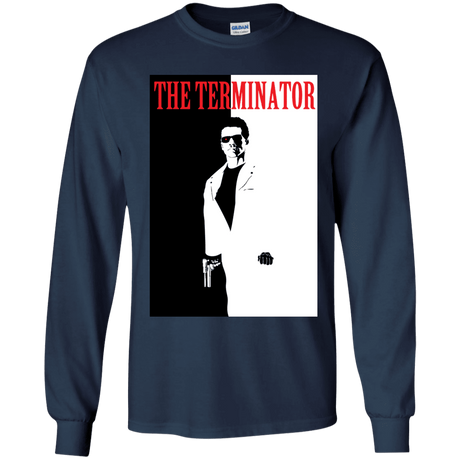 T-Shirts Navy / YS The Terminator Youth Long Sleeve T-Shirt