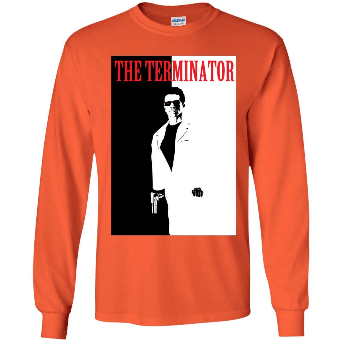 T-Shirts Orange / YS The Terminator Youth Long Sleeve T-Shirt