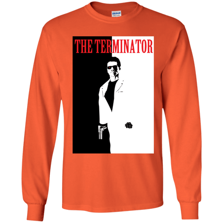 T-Shirts Orange / YS The Terminator Youth Long Sleeve T-Shirt