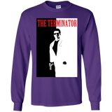 T-Shirts Purple / YS The Terminator Youth Long Sleeve T-Shirt