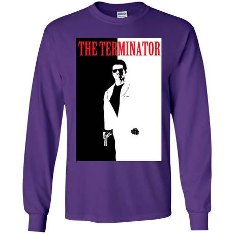 T-Shirts Purple / YS The Terminator Youth Long Sleeve T-Shirt