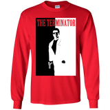 T-Shirts Red / YS The Terminator Youth Long Sleeve T-Shirt