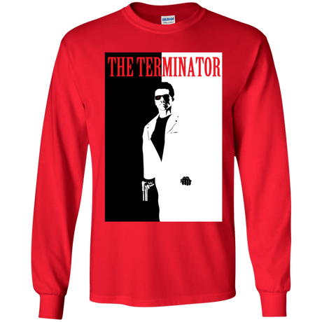T-Shirts Red / YS The Terminator Youth Long Sleeve T-Shirt
