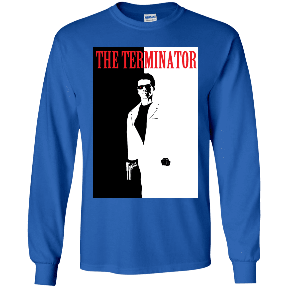 T-Shirts Royal / YS The Terminator Youth Long Sleeve T-Shirt