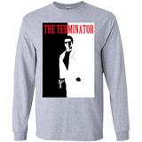 T-Shirts Sport Grey / YS The Terminator Youth Long Sleeve T-Shirt