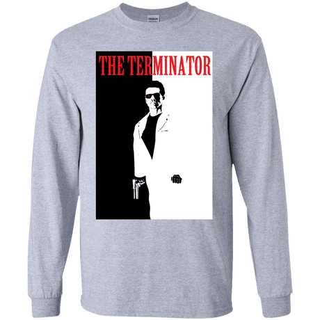 T-Shirts Sport Grey / YS The Terminator Youth Long Sleeve T-Shirt