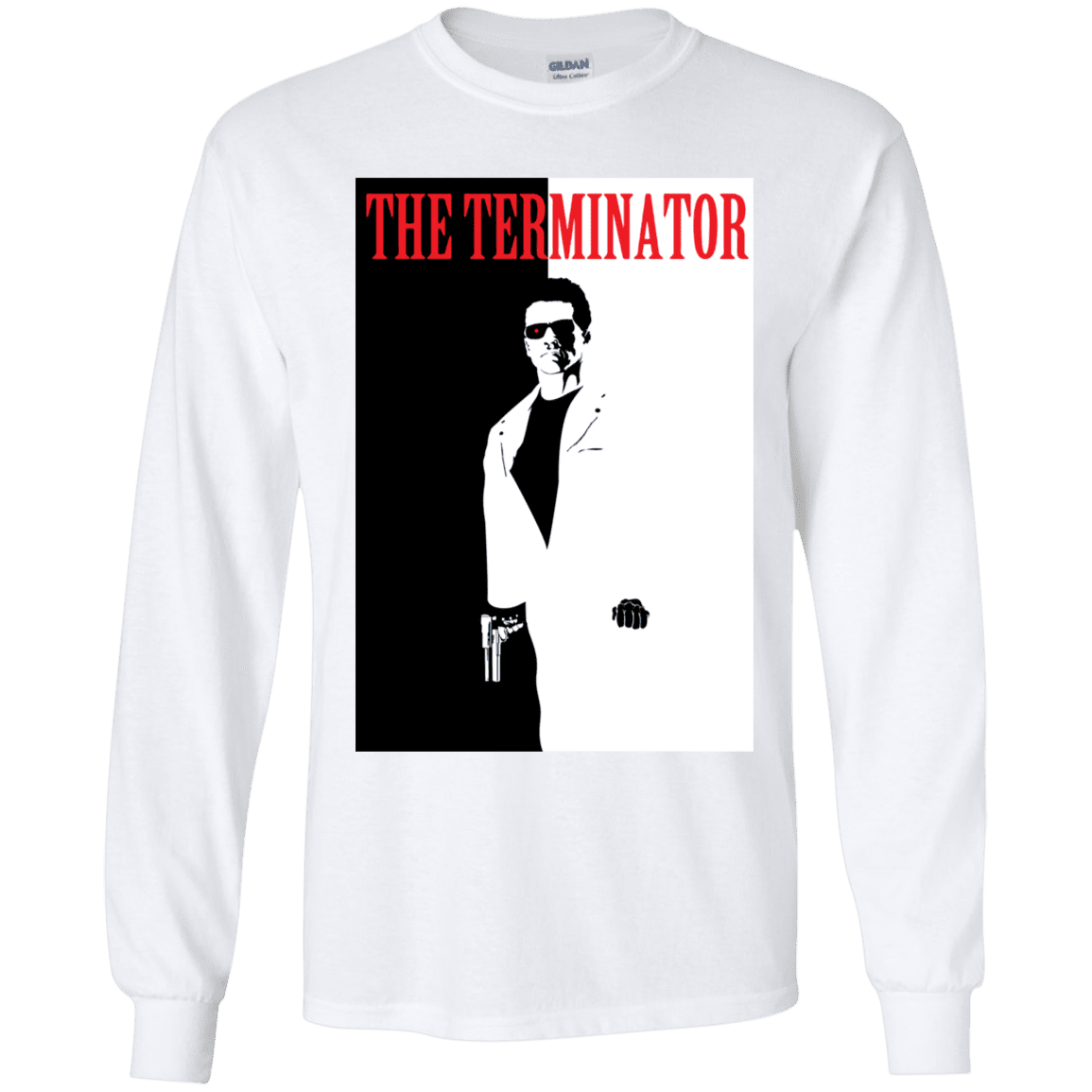 T-Shirts White / YS The Terminator Youth Long Sleeve T-Shirt