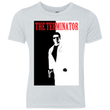 T-Shirts Heather White / YXS The Terminator Youth Triblend T-Shirt