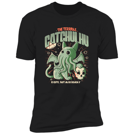 T-Shirts Black / X-Small The Terrible Catchulhu Men's Premium T-Shirt