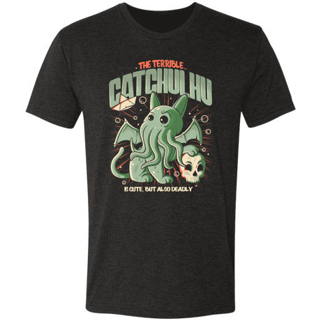 T-Shirts Vintage Black / S The Terrible Catchulhu Men's Triblend T-Shirt