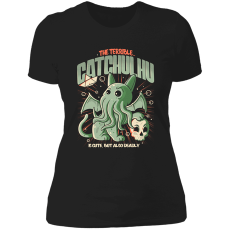 T-Shirts Black / X-Small The Terrible Catchulhu Women's Premium T-Shirt