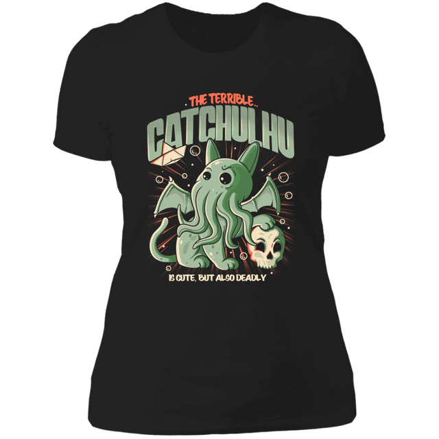 T-Shirts Black / X-Small The Terrible Catchulhu Women's Premium T-Shirt