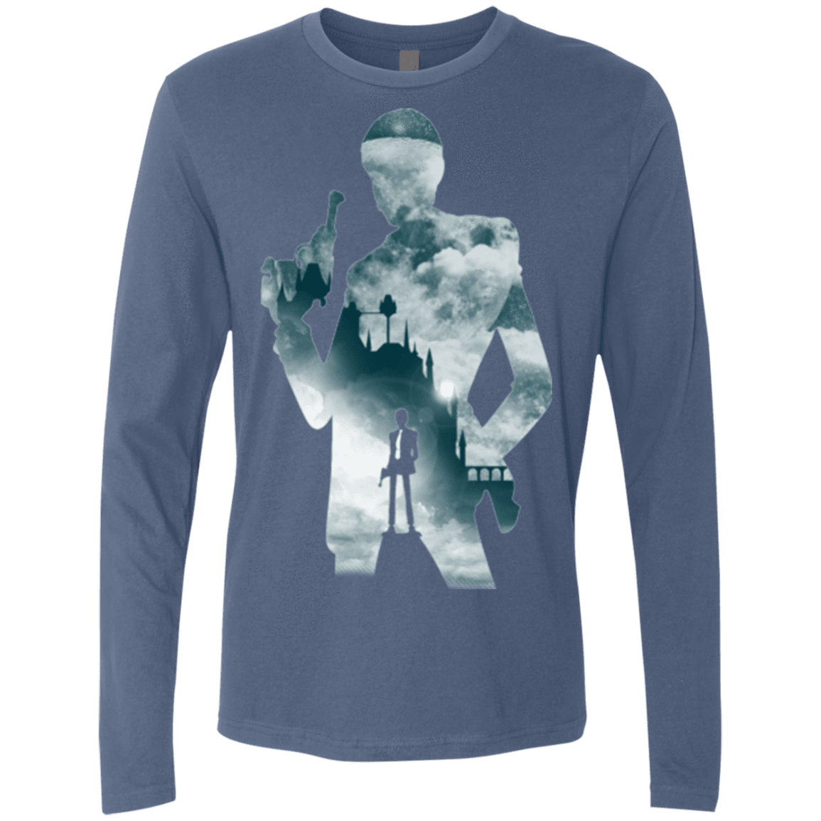 T-Shirts Indigo / Small The Thief and the Castle Men's Premium Long Sleeve