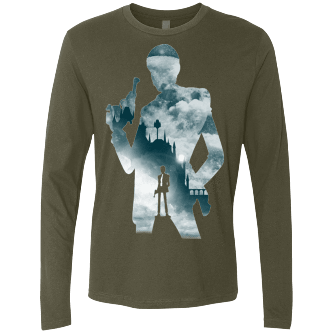 T-Shirts Military Green / Small The Thief and the Castle Men's Premium Long Sleeve