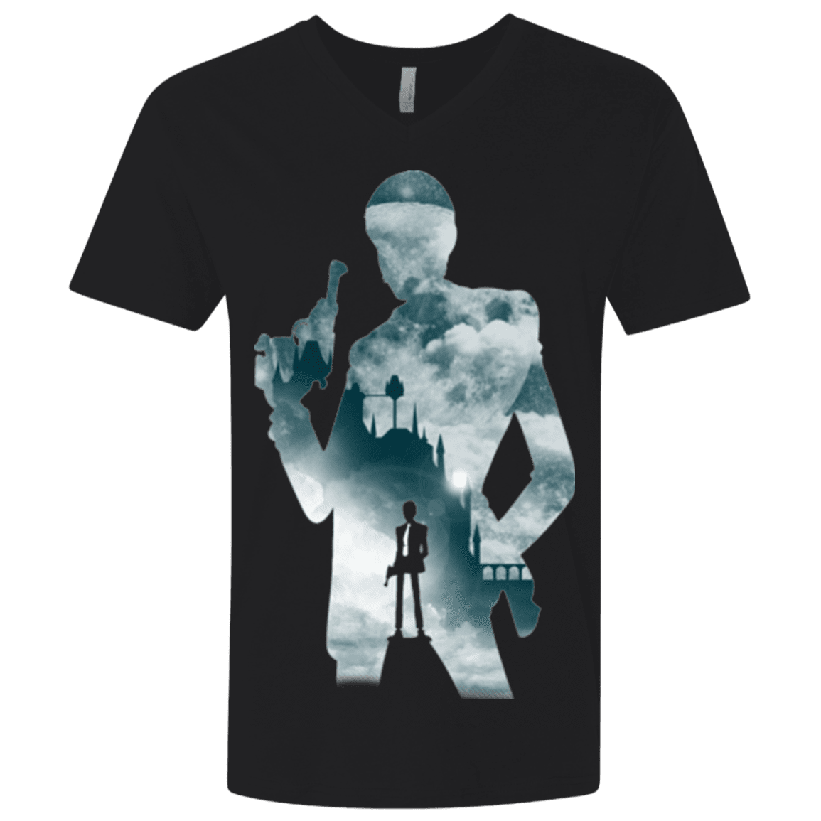 T-Shirts Black / X-Small The Thief and the Castle Men's Premium V-Neck