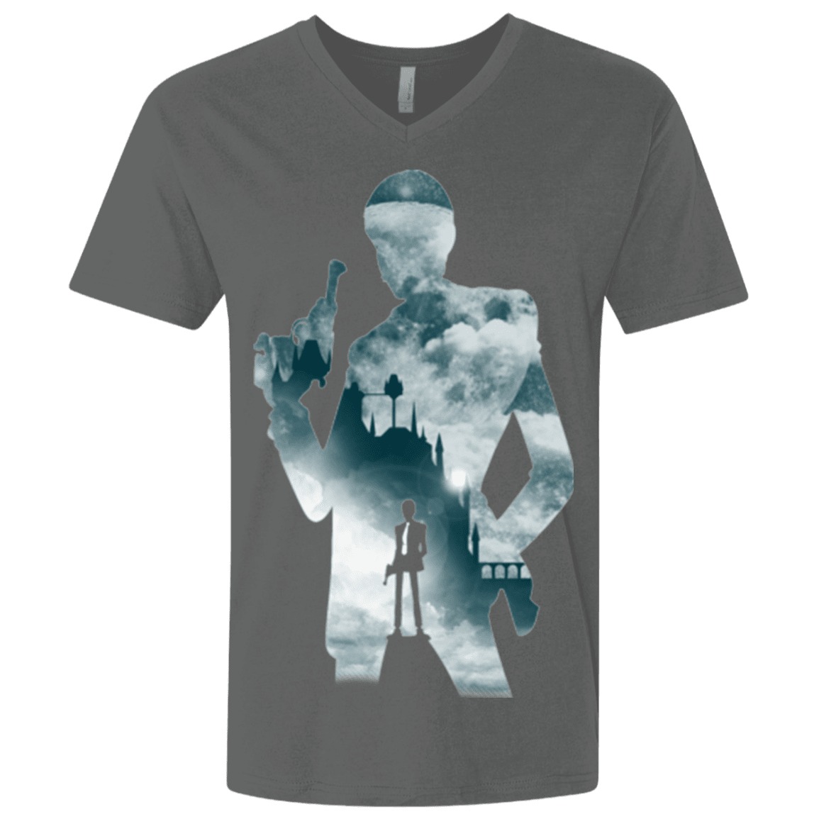 T-Shirts Heavy Metal / X-Small The Thief and the Castle Men's Premium V-Neck