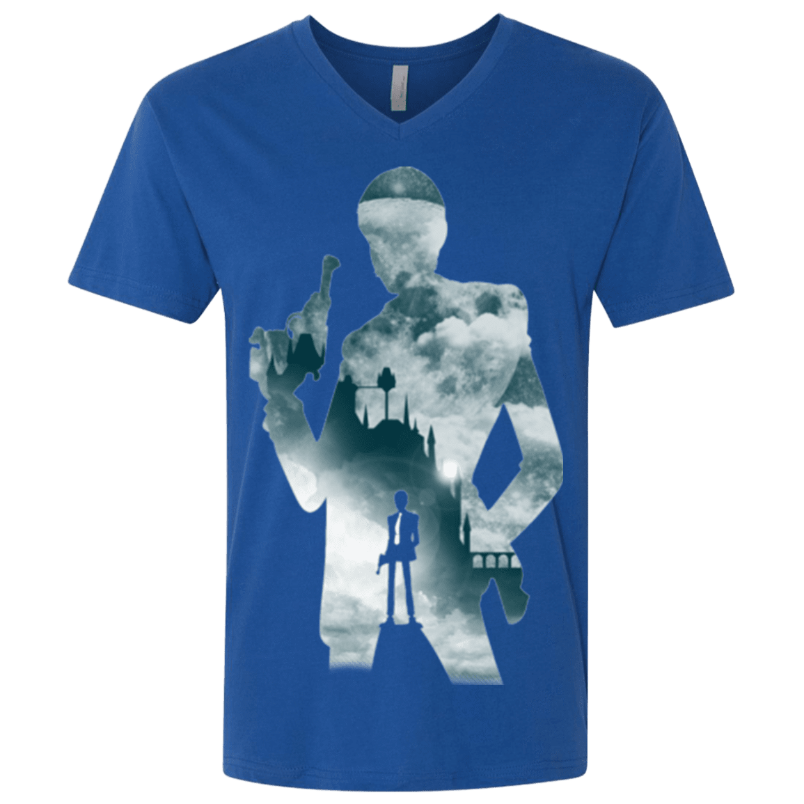 T-Shirts Royal / X-Small The Thief and the Castle Men's Premium V-Neck