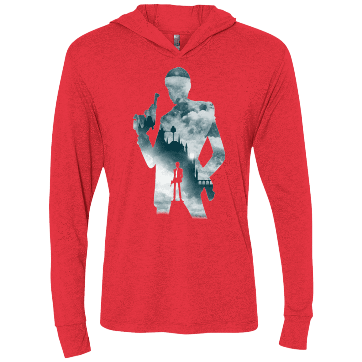 T-Shirts Vintage Red / X-Small The Thief and the Castle Triblend Long Sleeve Hoodie Tee