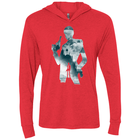 T-Shirts Vintage Red / X-Small The Thief and the Castle Triblend Long Sleeve Hoodie Tee