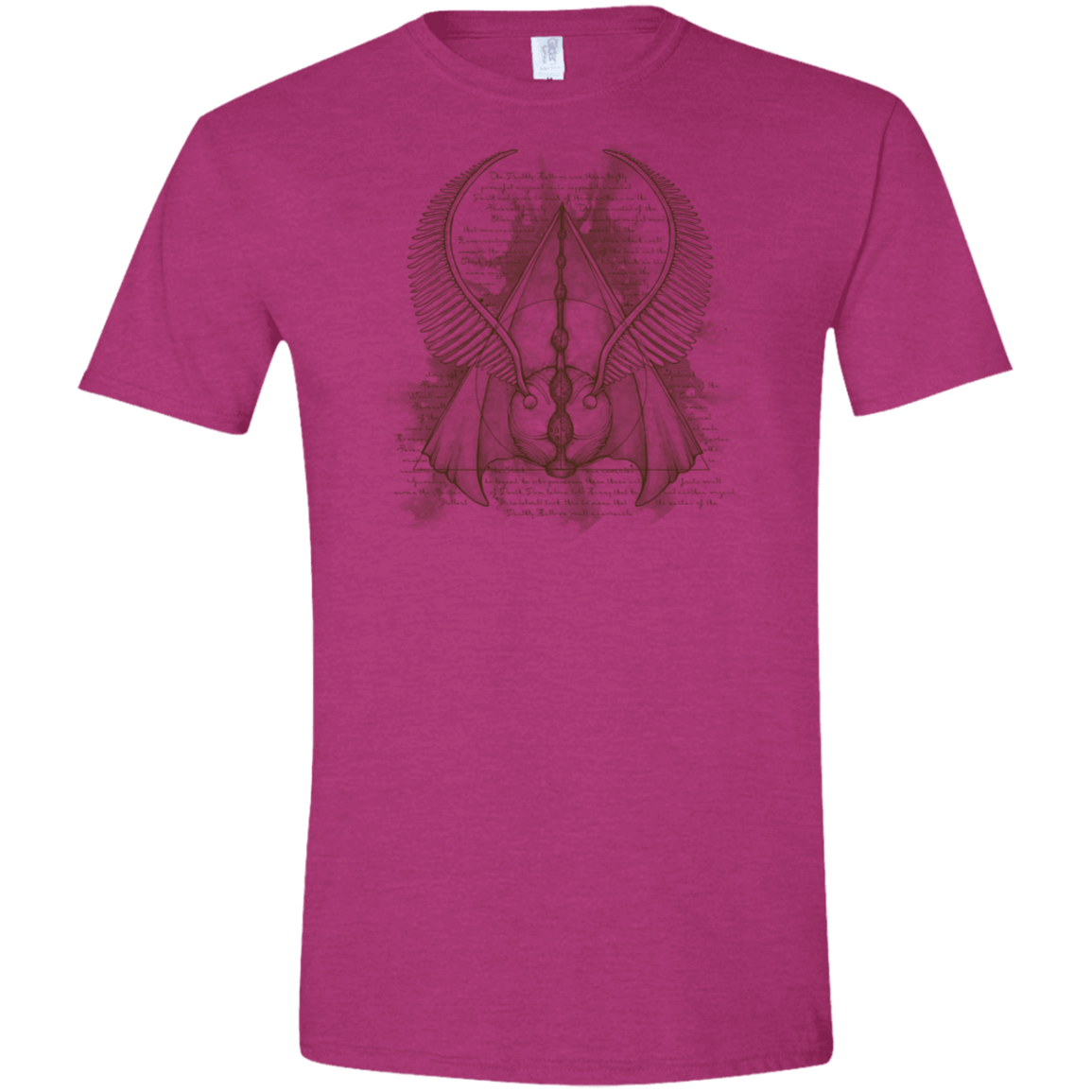 T-Shirts Antique Heliconia / S The Three Hallows Men's Semi-Fitted Softstyle