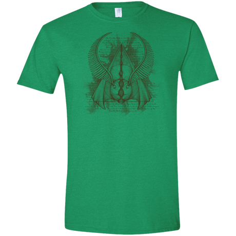T-Shirts Heather Irish Green / S The Three Hallows Men's Semi-Fitted Softstyle