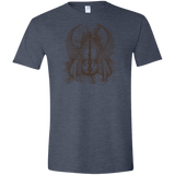 T-Shirts Heather Navy / S The Three Hallows Men's Semi-Fitted Softstyle