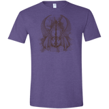 T-Shirts Heather Purple / S The Three Hallows Men's Semi-Fitted Softstyle
