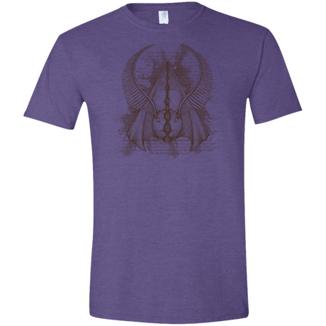 T-Shirts Heather Purple / S The Three Hallows Men's Semi-Fitted Softstyle