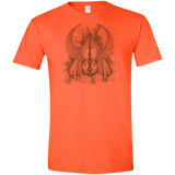 T-Shirts Orange / S The Three Hallows Men's Semi-Fitted Softstyle