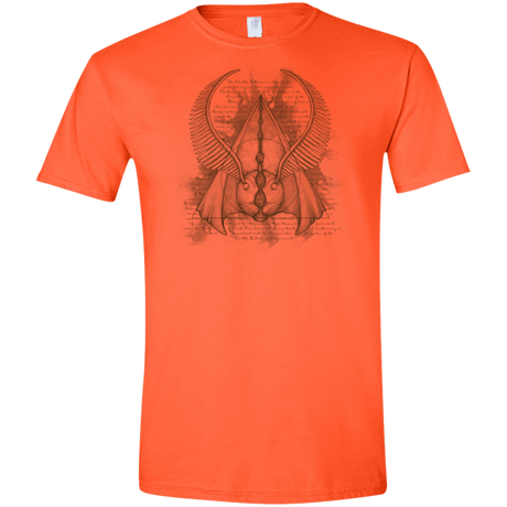 T-Shirts Orange / S The Three Hallows Men's Semi-Fitted Softstyle