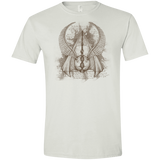 T-Shirts White / X-Small The Three Hallows Men's Semi-Fitted Softstyle