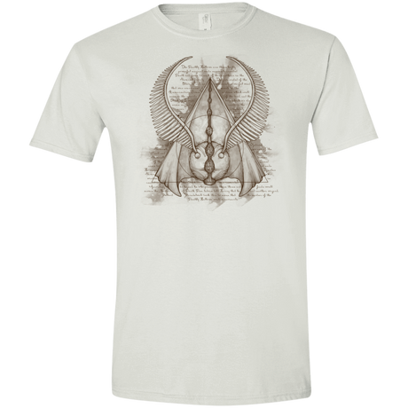 T-Shirts White / X-Small The Three Hallows Men's Semi-Fitted Softstyle