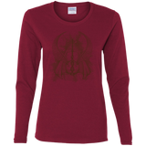 T-Shirts Cardinal / S The Three Hallows Women's Long Sleeve T-Shirt