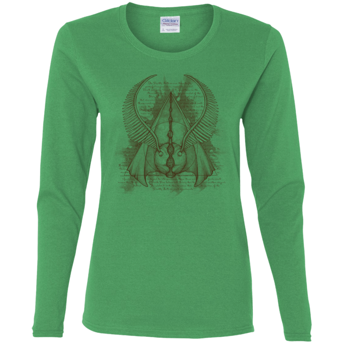 T-Shirts Irish Green / S The Three Hallows Women's Long Sleeve T-Shirt