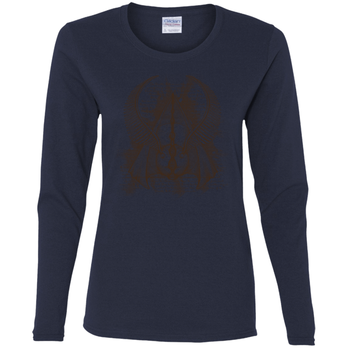 T-Shirts Navy / S The Three Hallows Women's Long Sleeve T-Shirt