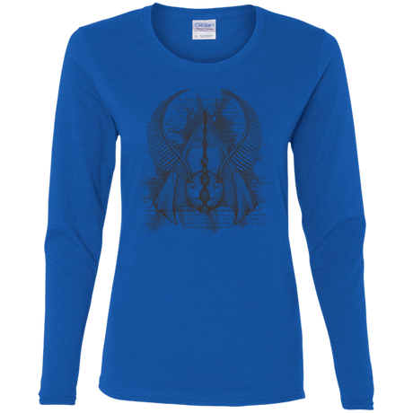 T-Shirts Royal / S The Three Hallows Women's Long Sleeve T-Shirt