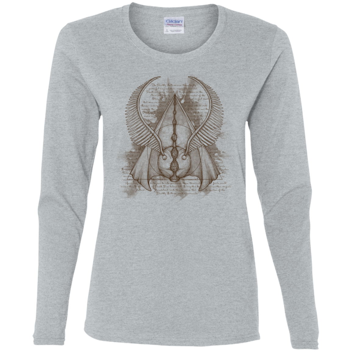 T-Shirts Sport Grey / S The Three Hallows Women's Long Sleeve T-Shirt