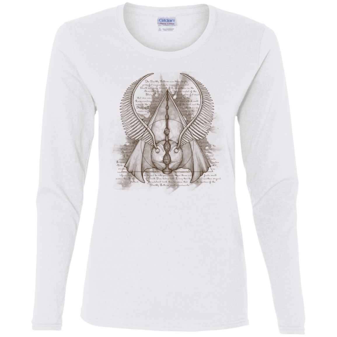 T-Shirts White / S The Three Hallows Women's Long Sleeve T-Shirt