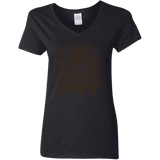 T-Shirts Black / S The Three Hallows Women's V-Neck T-Shirt