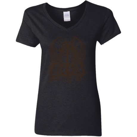 T-Shirts Black / S The Three Hallows Women's V-Neck T-Shirt