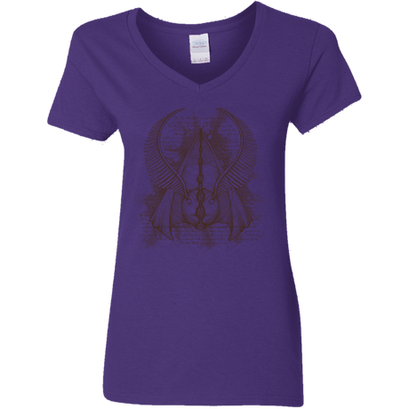 T-Shirts Purple / S The Three Hallows Women's V-Neck T-Shirt