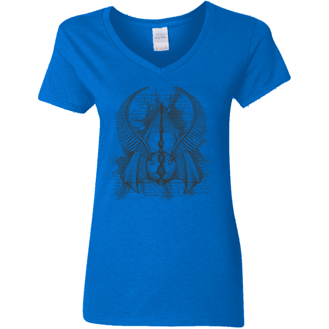 T-Shirts Royal / S The Three Hallows Women's V-Neck T-Shirt