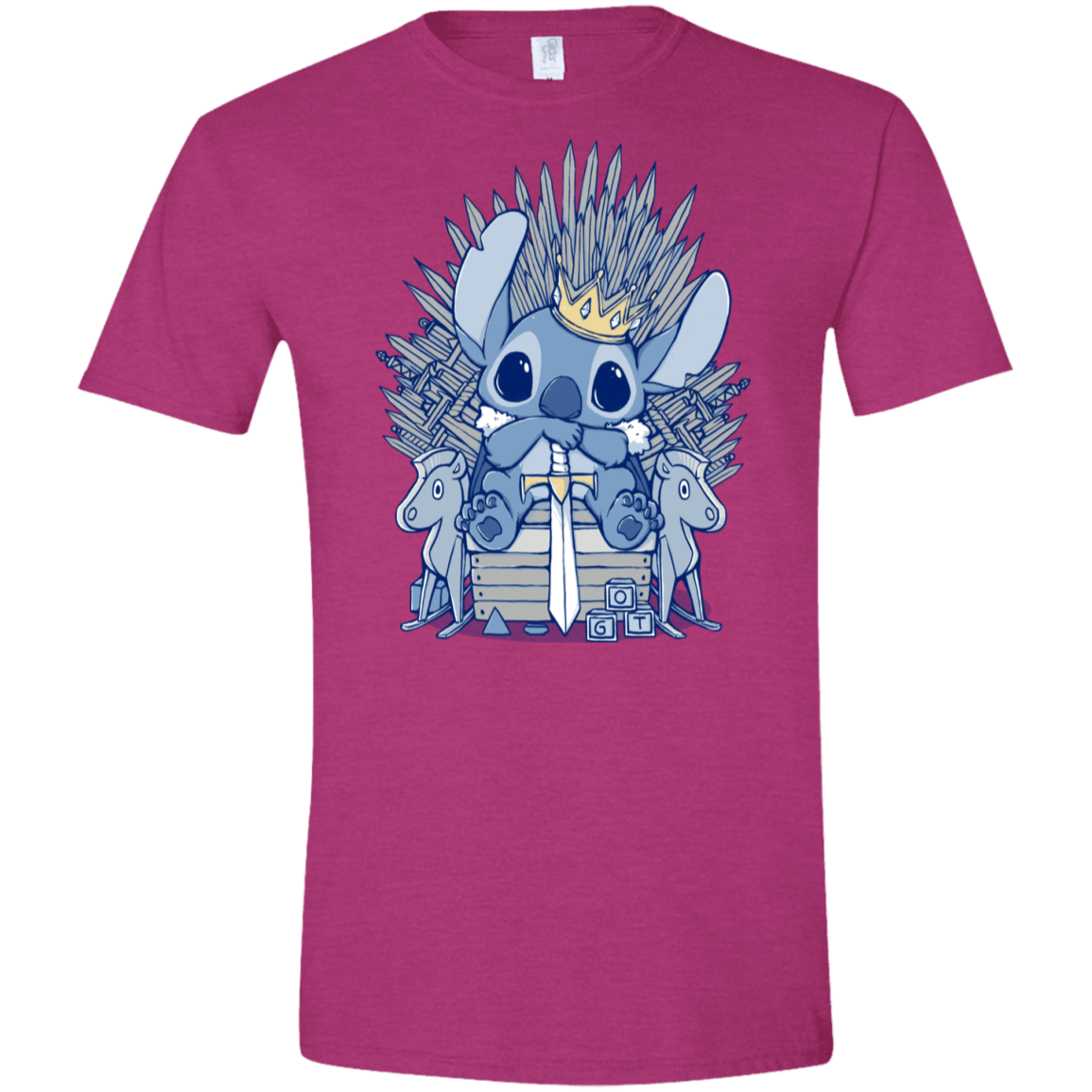 T-Shirts Antique Heliconia / S The Throne Men's Semi-Fitted Softstyle