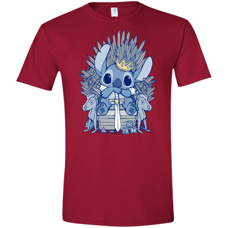 T-Shirts Cardinal Red / S The Throne Men's Semi-Fitted Softstyle