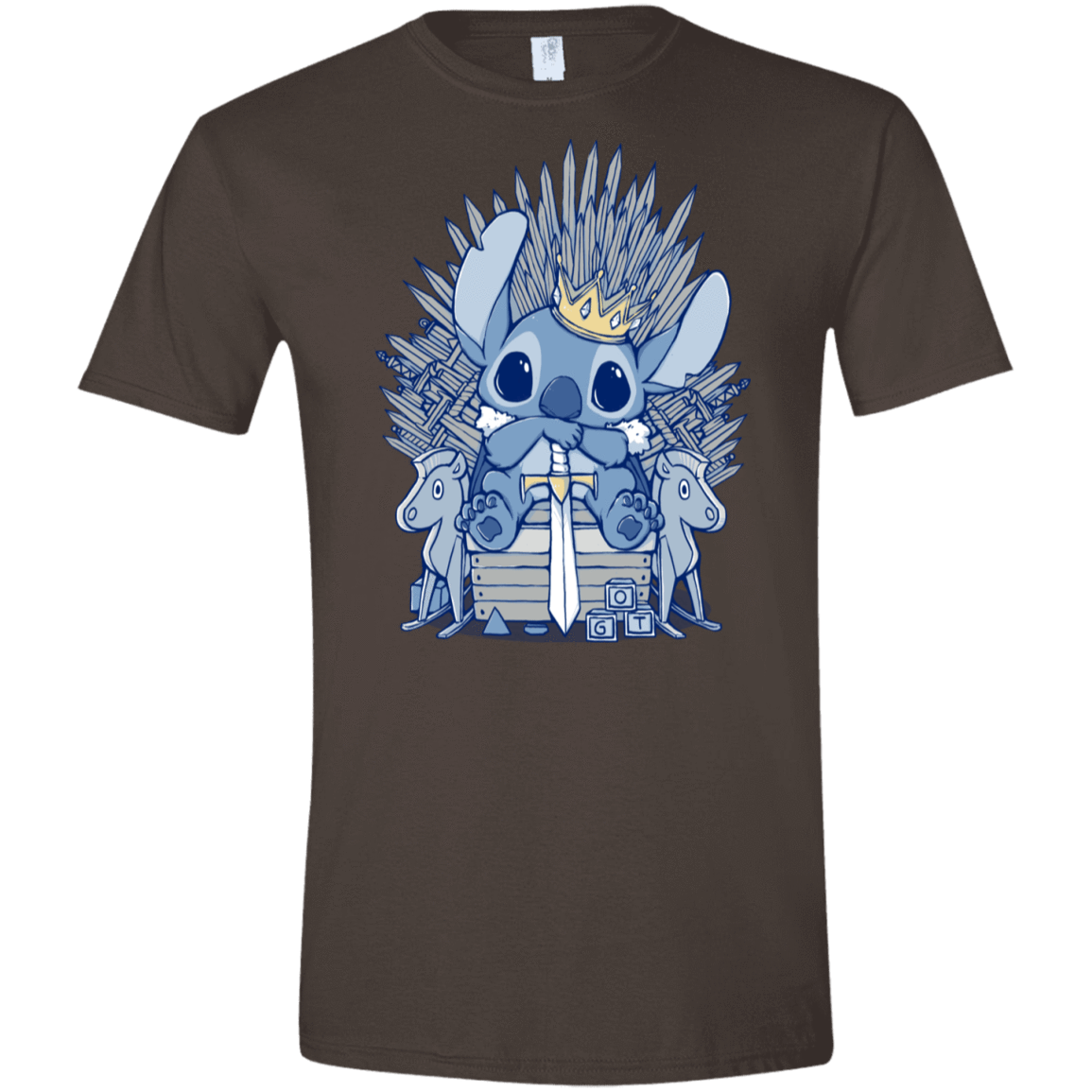 T-Shirts Dark Chocolate / S The Throne Men's Semi-Fitted Softstyle