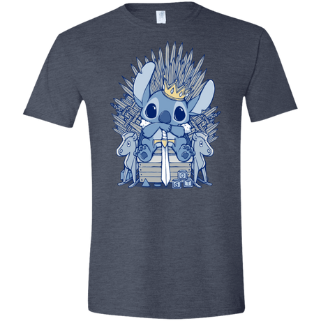 T-Shirts Heather Navy / S The Throne Men's Semi-Fitted Softstyle