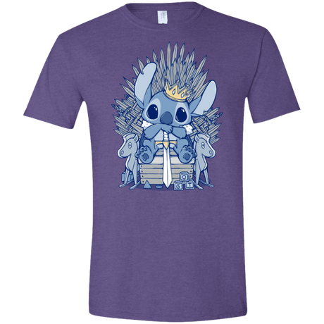 T-Shirts Heather Purple / S The Throne Men's Semi-Fitted Softstyle