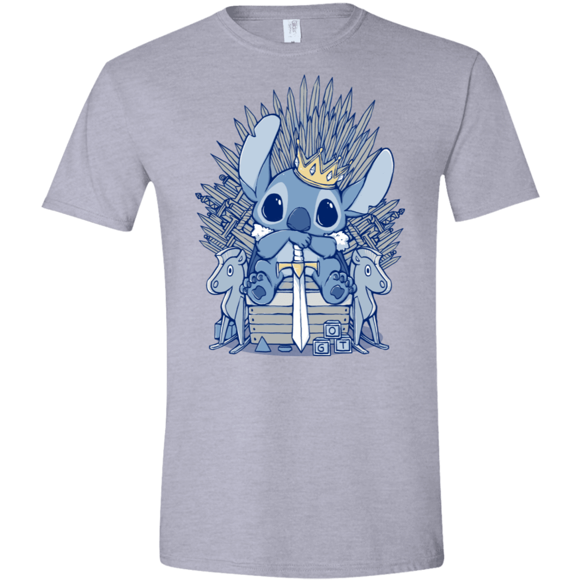 T-Shirts Sport Grey / X-Small The Throne Men's Semi-Fitted Softstyle