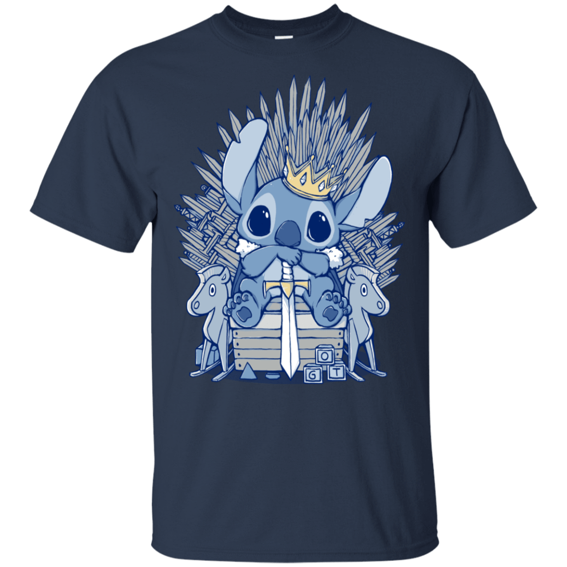 T-Shirts Navy / S The Throne T-Shirt
