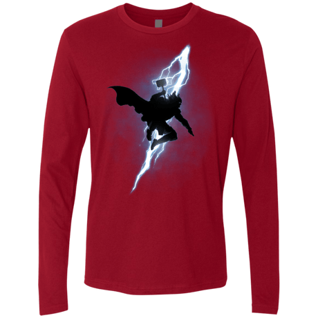 T-Shirts Cardinal / Small The Thunder God Returns Men's Premium Long Sleeve